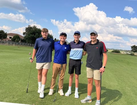 Supporters at the 2025 golf day